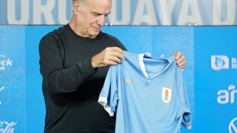 Marcelo Bielsa, entrenador de Uruguay