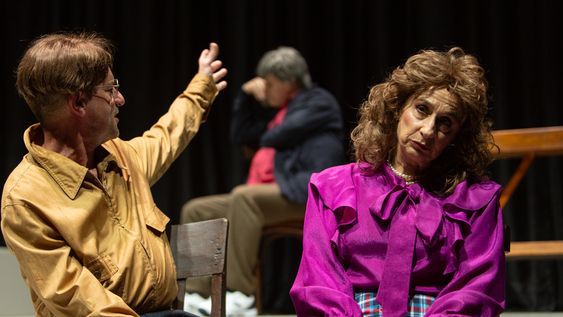 Gustavo Saffores, Fernando Dianesi y Roxana Blanco en Madre ficción Gustavo Saffores, Fernando Dianesi y Roxana Blanco en Madre ficción