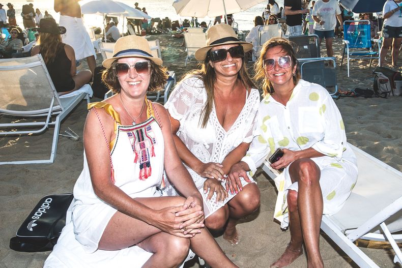 Silvina Le Roux, Daniela Bersano y Selene Rosano  