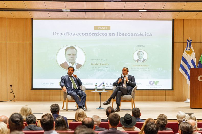 Presidente de CED Hernán Bonilla y director de Atlántico Estudios Liberales Daniel Lacalle