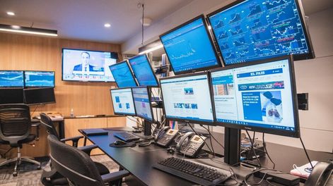 Oficinas del área de inversiones de AFAP Sura.