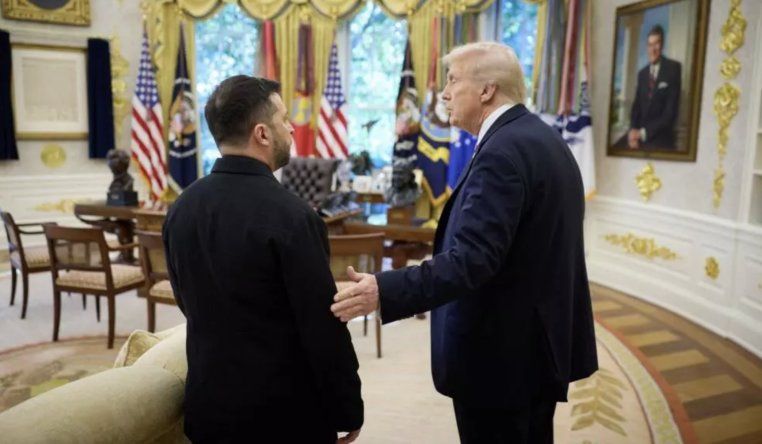 Trump y Zelensky en la Casa Blanca.