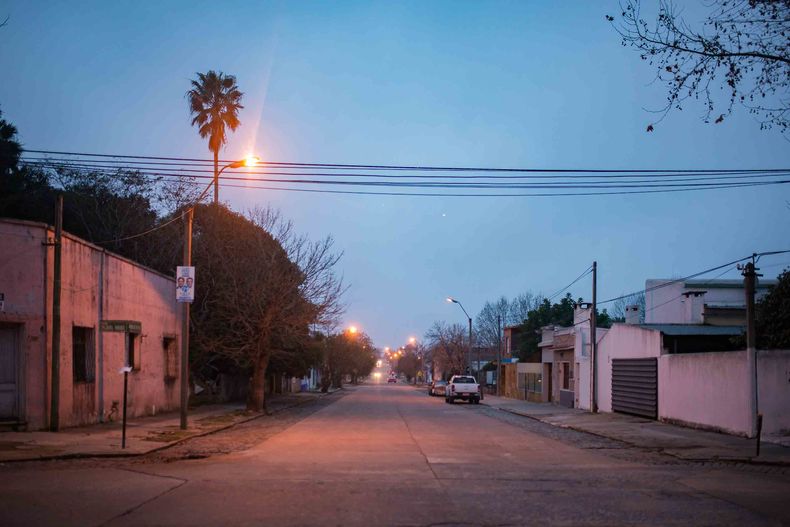 Calle de la ciudad de Treinta y Tres