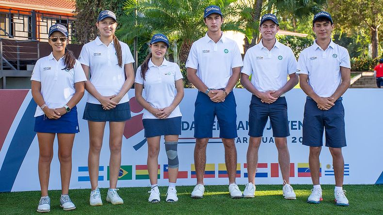 Jugadores de Colombia, campeones del Sudamericano Juvenil