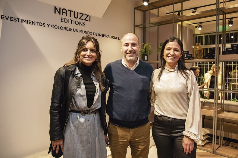 María Paz Macchi, Rafael Gomensoro y Lucía González