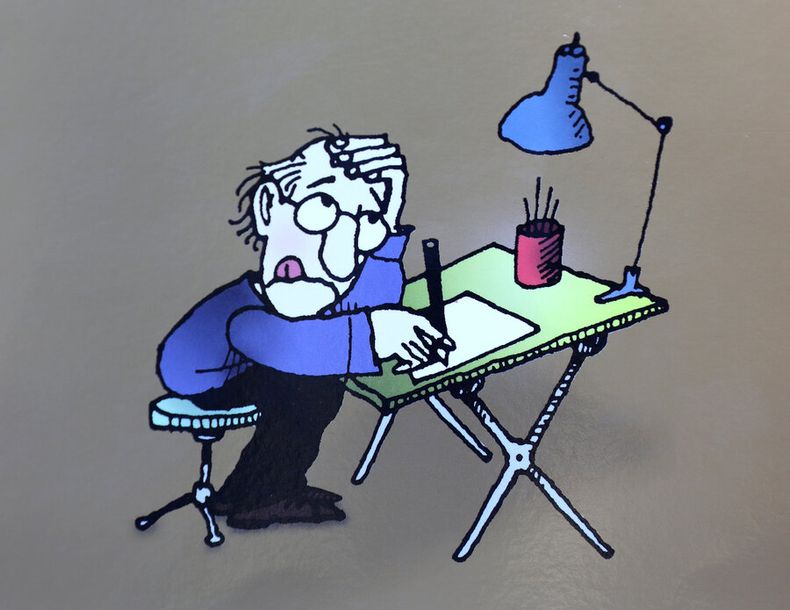 Quino, autorretrato
