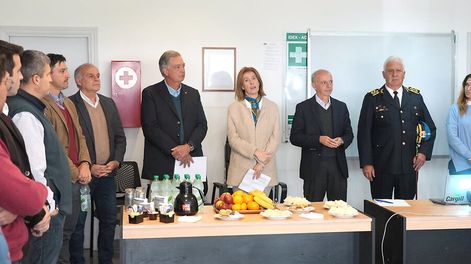 Autoridades de los ministerios de Defensa, Ganadería e Interior dieron un mensaje de respaldo político al sector agrícola en cuanto al combate de robo de granos