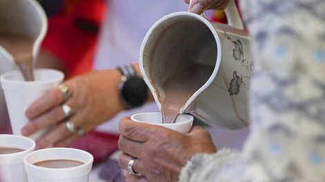 En Uruguay, empresas como Conaprole elaboran con cacao productos como helados, leche achocolatada y postres. Foto: Nicolás Celaya, adhocFOTOS