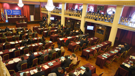 imagen de Diputados venezolanos se reunieron con sus pares uruguayos, entre ellos uno del Frente Amplio, para pedir ayuda ante los problemas en su país