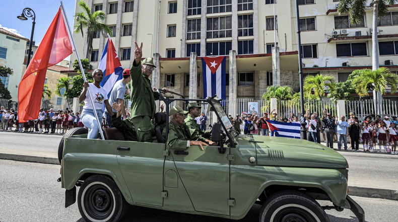 Acto por el aniversario de la Revolución cubana, 8 de enero de 2026.