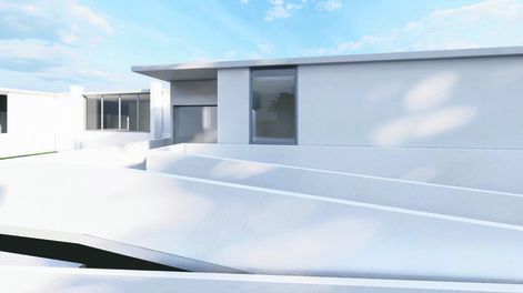 Render del proyecto para instalar un cowork en el Mercado Cordón. Foto: Intendencia de Montevideo