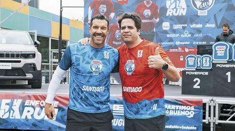 Director del Centro Deportivo Integral Enfoque&nbsp;Andrés Scotti y gerente general de Bimbo Nelson&nbsp;Venegas.