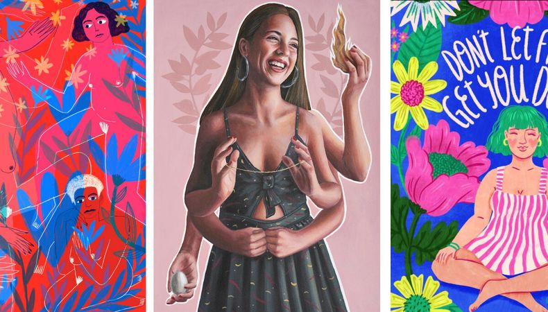 imagen de Nueve ilustradoras expresan su postura feminista a través de sus obras