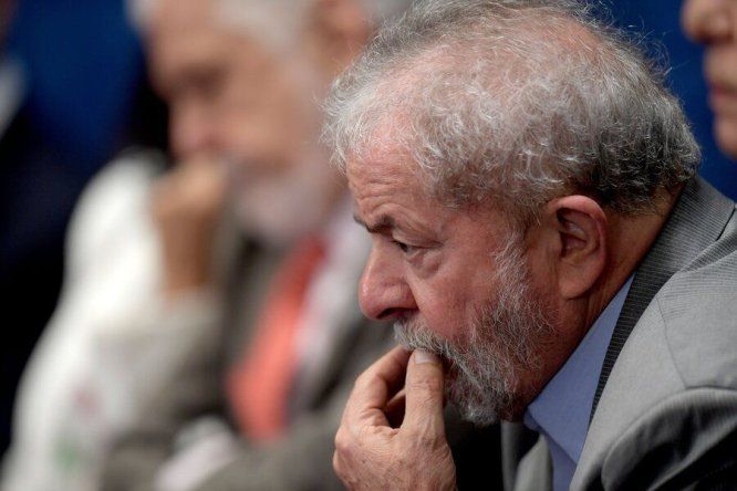 Lula durante un evento en San Pablo.