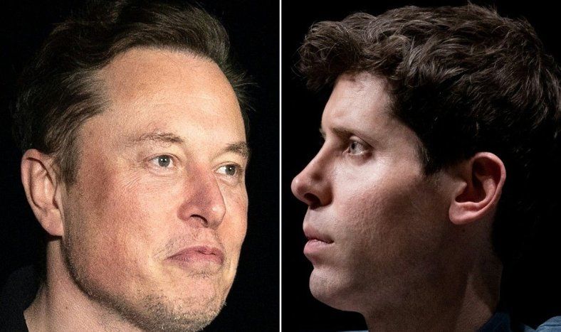 Elon Musk y Sam Altman.