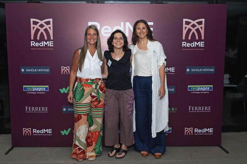 Las directivas de RedME Ericka Porta, Ana Gatti y Elena Pizzorno