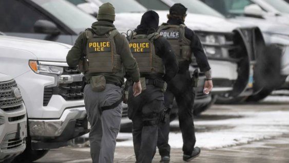 Policías del ICE en Estados Unidos.