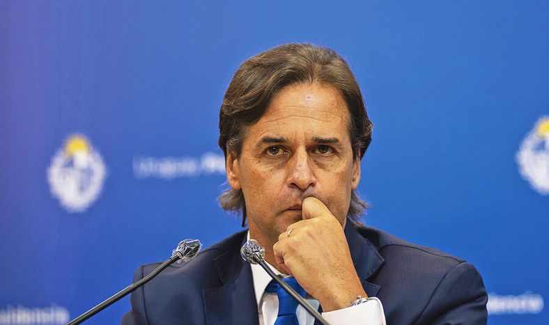 El presidente Luis Lacalle Pou. Foto: Pablo Vignali, adhocFOTOS