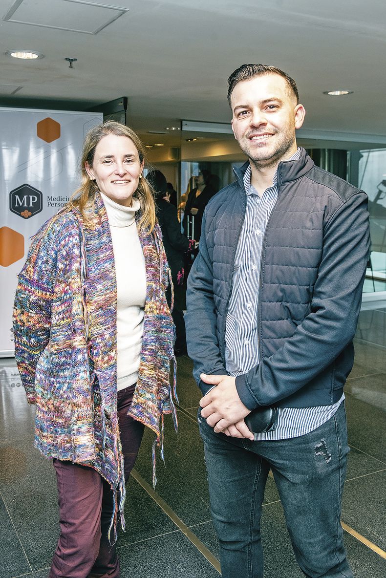 María Inés Stirling y José Évora.