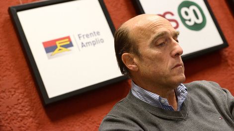 Daniel Martínez en la sede del Partido Socialista en 2018. Foto: Fernando Pena / adhocFOTOS