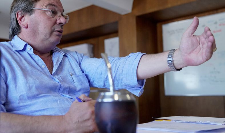 Ministro de Transporte y Obras Públicas, José Luis Falero. Foto: Javier Calvelo, adhocFOTOS