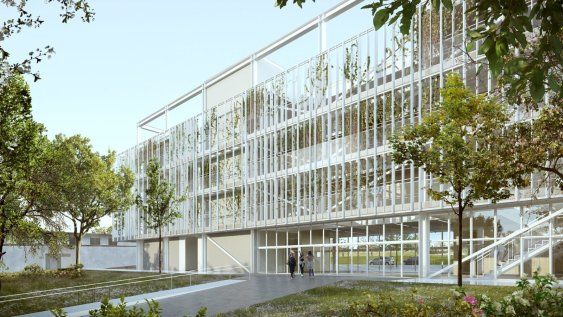 Render del edificio que se proyecta para el Centro Universitario Regional Litoral Norte en Paysandú Render del edificio que se proyecta para el Centro Universitario Regional Litoral Norte en Paysandú