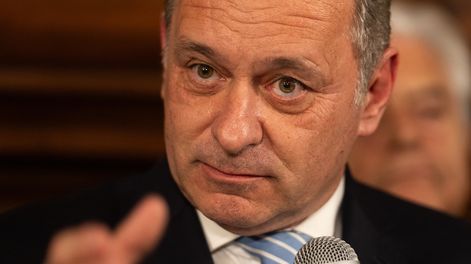 Asunción de Álvaro Delgado como presidente del Directorio del Partido Nacional, en la Casa del Partido Nacional