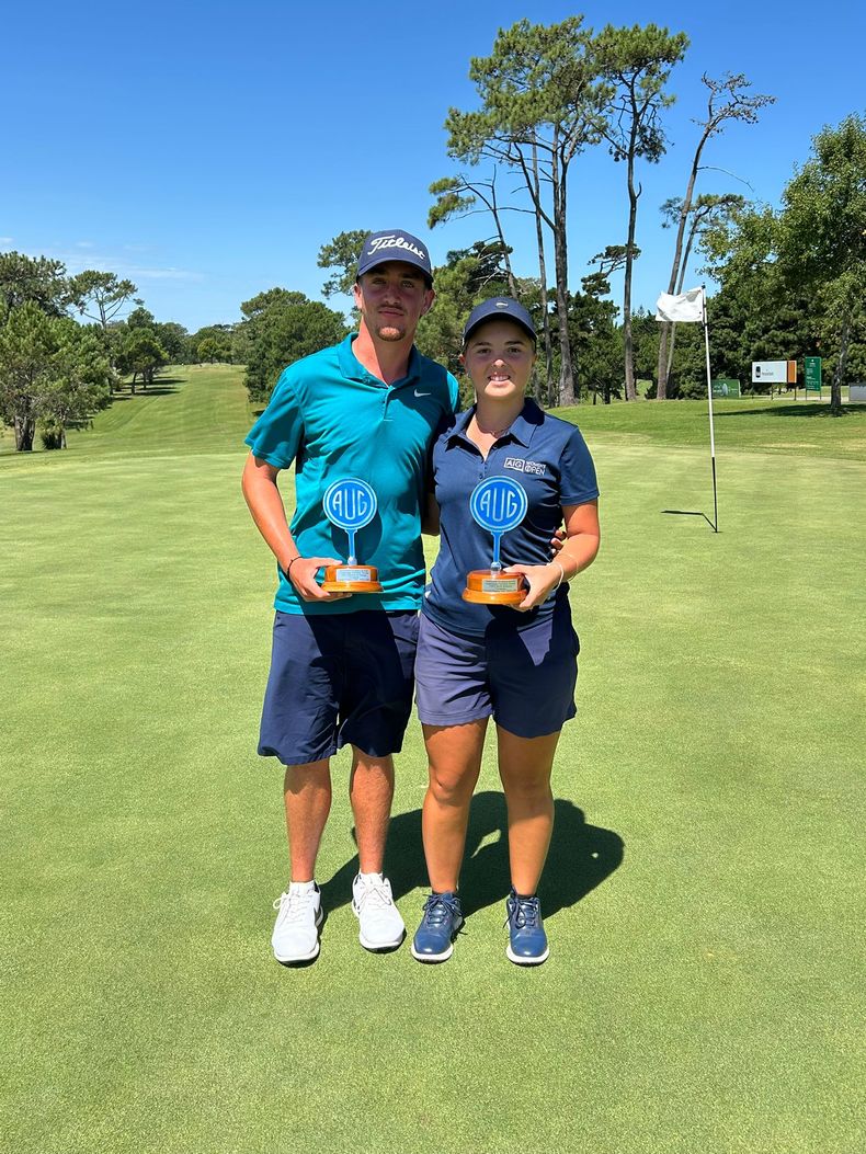 Campeones juveniles 2026, Lucas Meller y Carolina Mailhos.