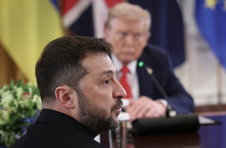 Volodímir Zelenski y Donald Trump.