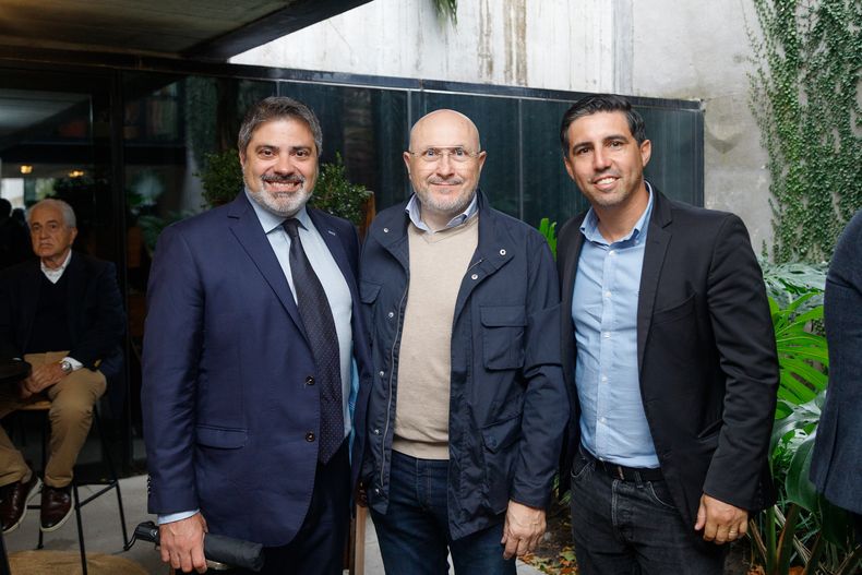 Gastón Tealdi, Pablo Nieto y Matías Pérez