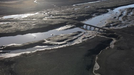 El embalse de Paso Severino, en la sequía de 2023 El embalse de Paso Severino, en la sequía de 2023