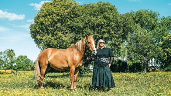 La modelo e influencer Valeria Bonet en la chacra de su familia La modelo e influencer Valeria Bonet en la chacra de su familia
