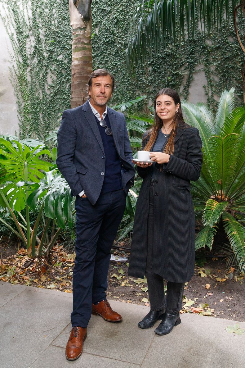 Pablo Oribe y Federica Bordaberry