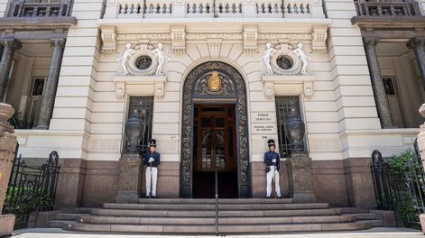 Suprema Corte de Justicia en Montevideo.