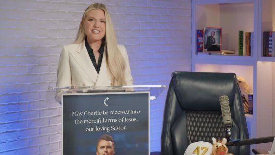 Erika Kirk prometió continuar con el legado de su marido.