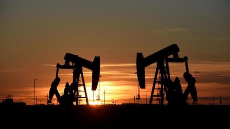 Producción de petróleo.