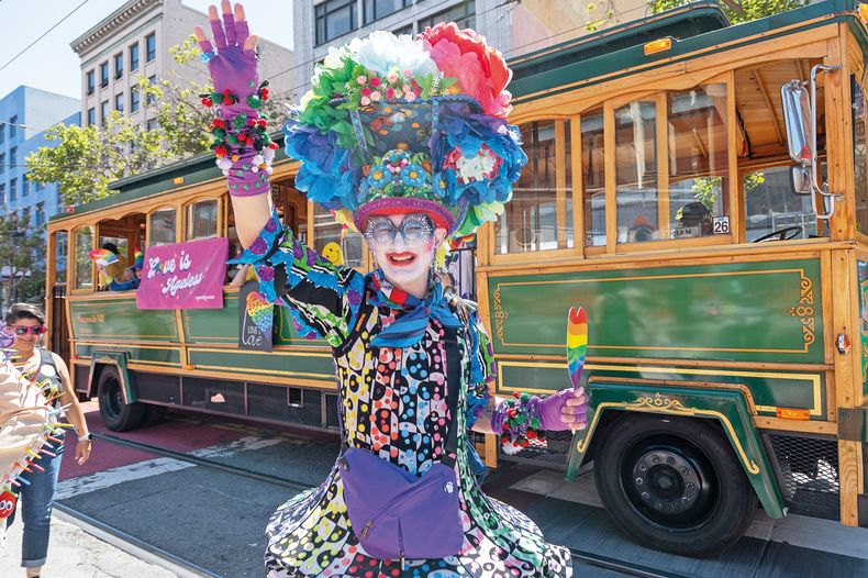 En San Francisco se dan los festejos más grandes por el mes del orgullo LGBT+