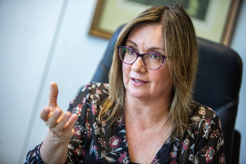 Presidenta de la Jutep, Gabriela di Longo. Foto: Mauricio Zina / adhocFOTOS