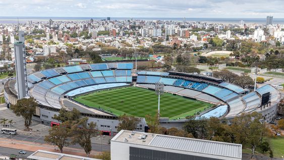 Vista aérea del Estadio Centenario en Montevideo Vista aérea del Estadio Centenario en Montevideo