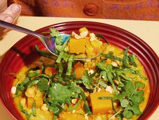 imagen de Para calentar el alma: curry de garbanzos y boniato