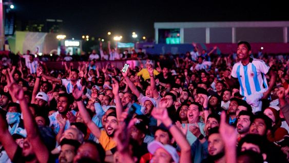 FIFA Fan Festival en Al Bidda Park, Catar (2022).&nbsp;