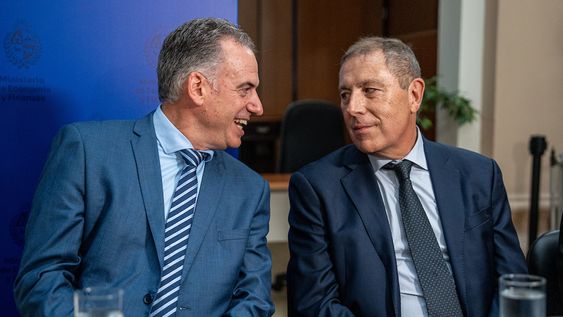 El presidente Orsi y el ministro Oddone El presidente Orsi y el ministro Oddone