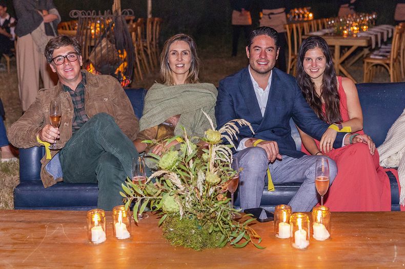 Alejandro Jack, Martha Mena, Gabriel Mena y Natalia Maldonado