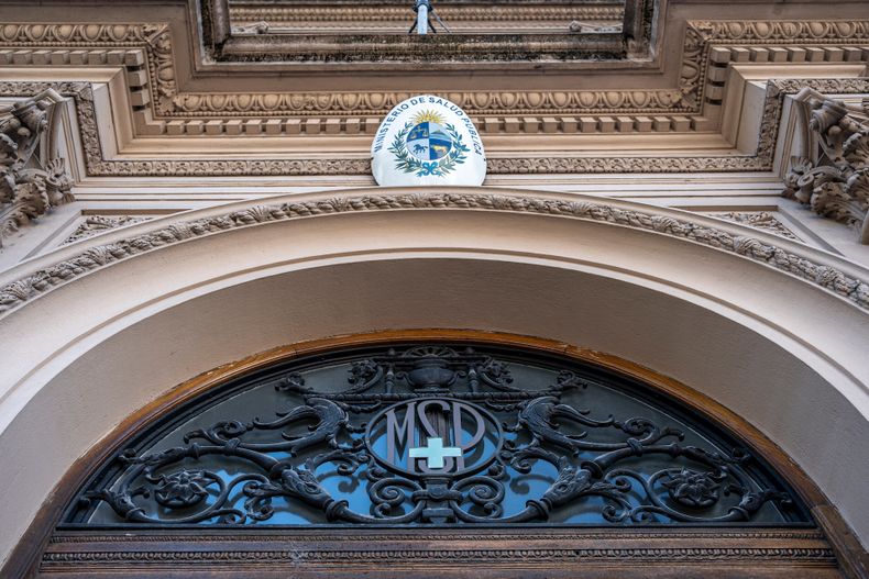 Fachada del Ministerio de Salud Pública.