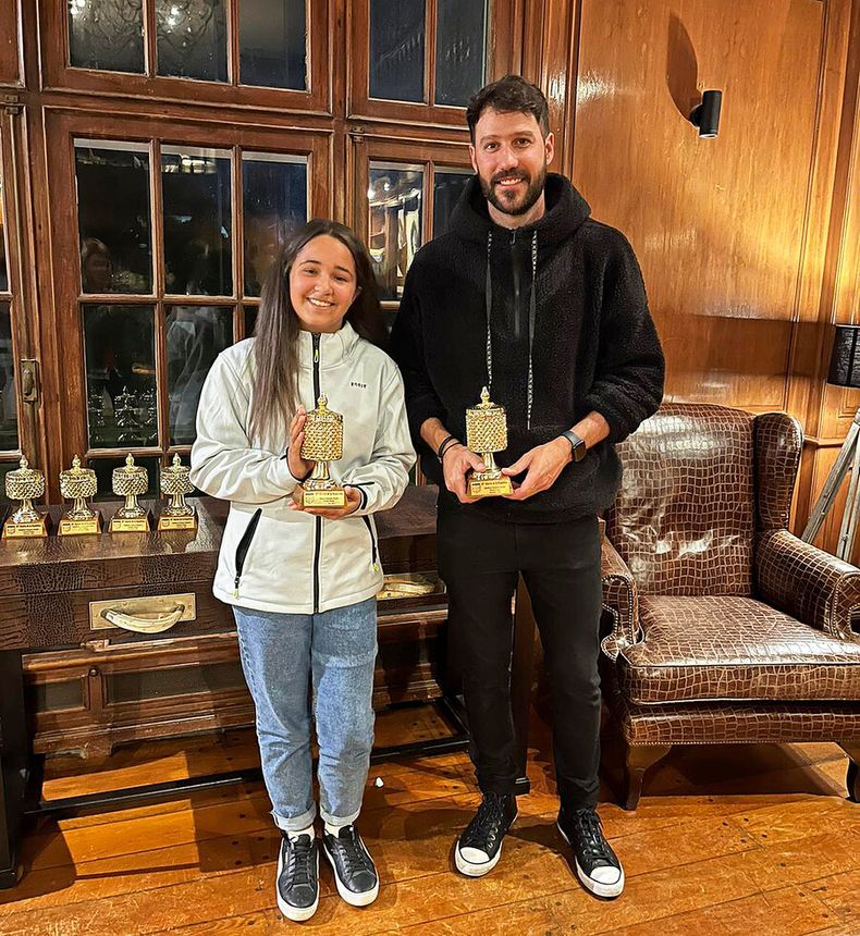 Ahytana Martínez y Pablo Nahmías