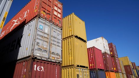 Terminal Cuenca del Plata, en el Puerto de Montevideo. Foto: Daniel Rodriguez / adhocFOTOS