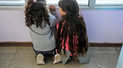 En educación inicial es donde más se nota la baja de alumnos. Foto: Javier Calvelo, adhocFOTOS