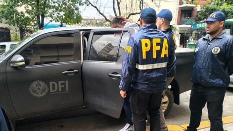 Luis Fernando Fernández Albín, durante su detención en Buenos Aires tras un procedimiento conjunto entre la Policía de Uruguay y sus pares argentinos.&nbsp;