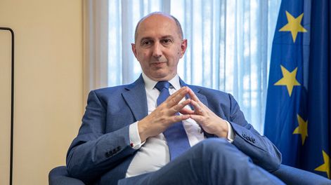 Embajador Paolo Berizzo. Foto: Mauricio Zina, adhocFOTOS