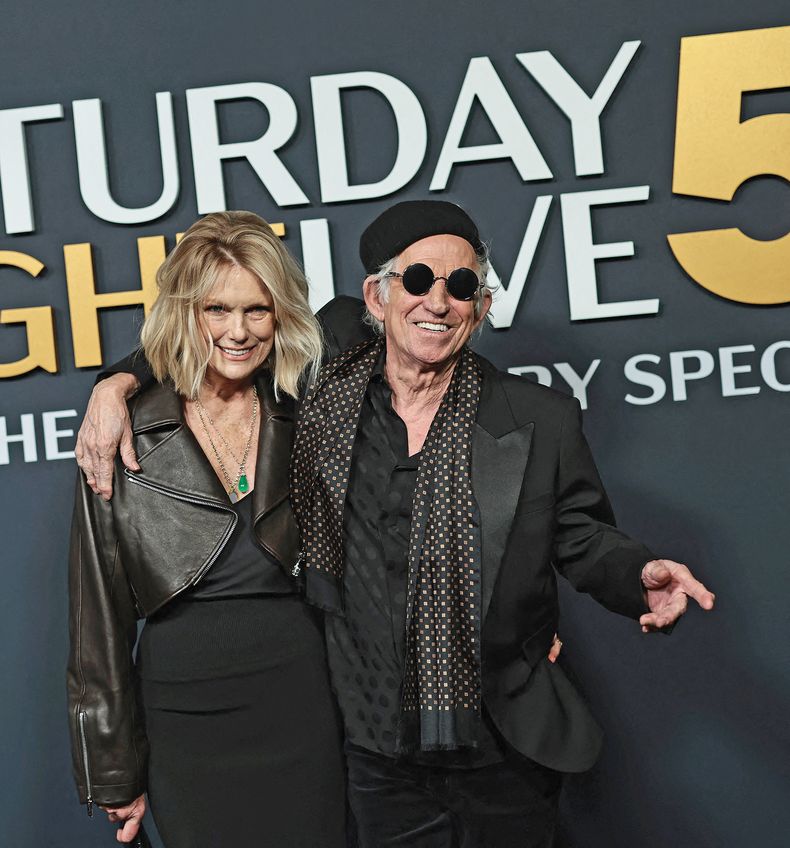 Patti Hansen y Keith Richards